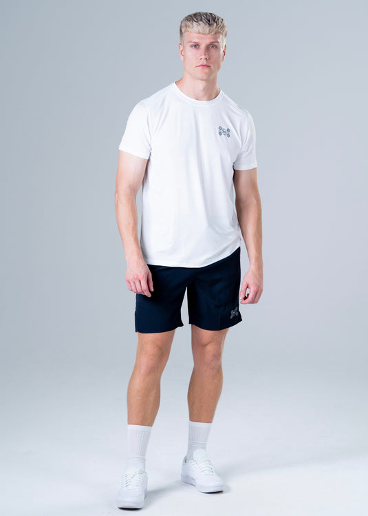 Men Muscle Fit Performance T-shirt White