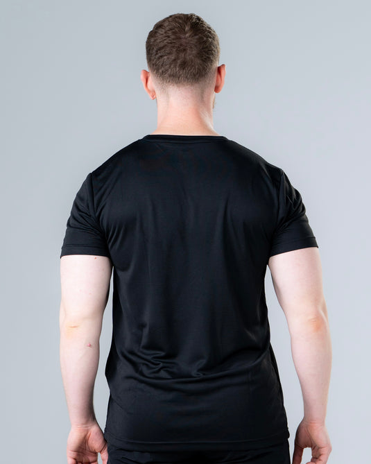 Men Breathable Performance T-shirt Black