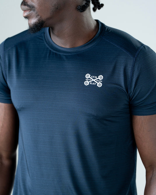 Men Muscle Fit Performance T-shirt Navy