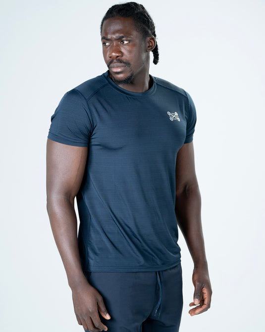Men Muscle Fit Performance T-shirt Navy