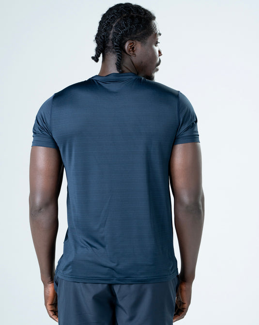 Men Muscle Fit Performance T-shirt Navy