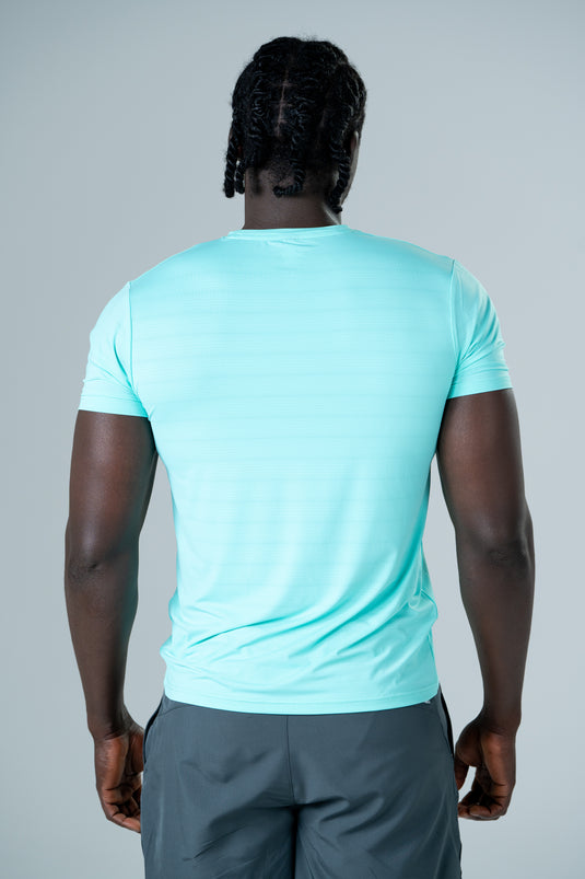 Men Dry Fit Running T-shirt Mint Wave Green