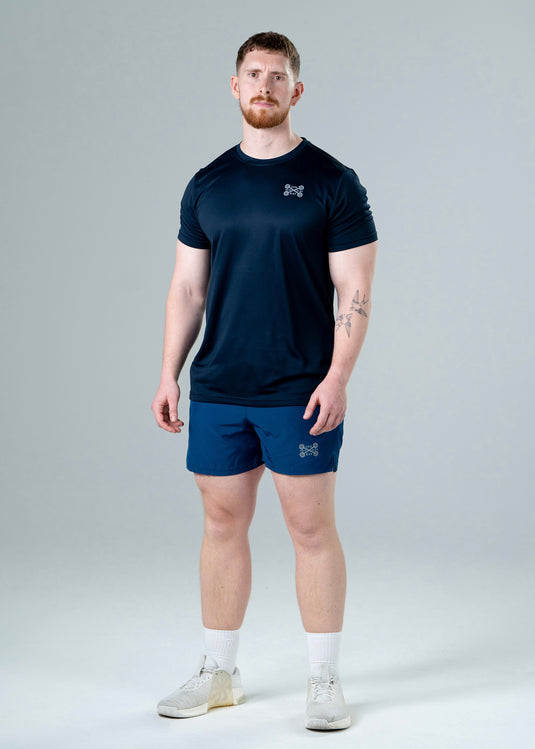 Men Running Performance Shorts Navy