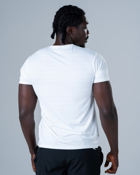 Men Dry Fit Running T-shirt White
