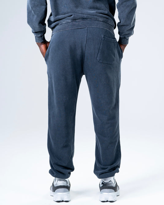 Men Oversized Heavyweight Vintage Joggers Dark Gray