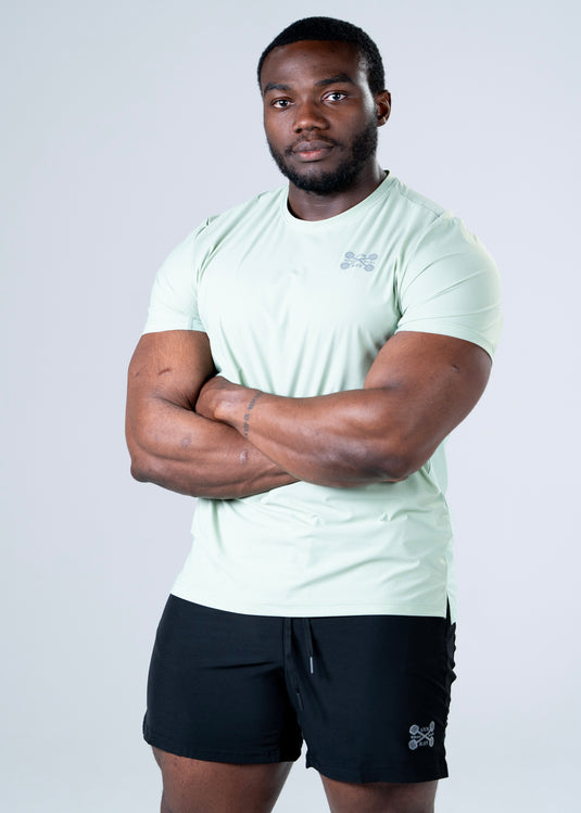 Men Lightweight Performance T-shirt Moss Green