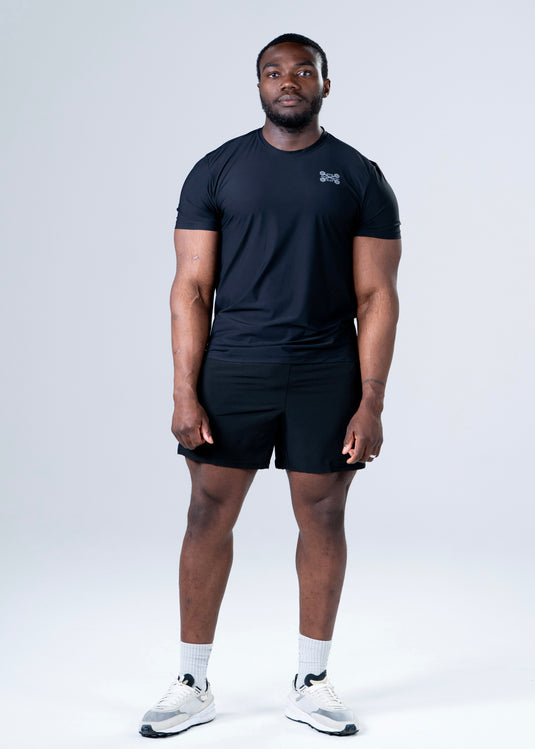 Men Lightweight Performance T-shirt Black