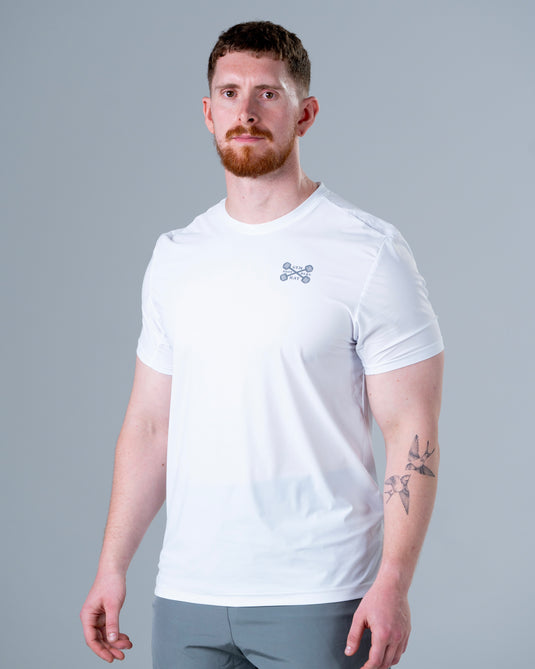 Men Lightweight Performance T-shirt White
