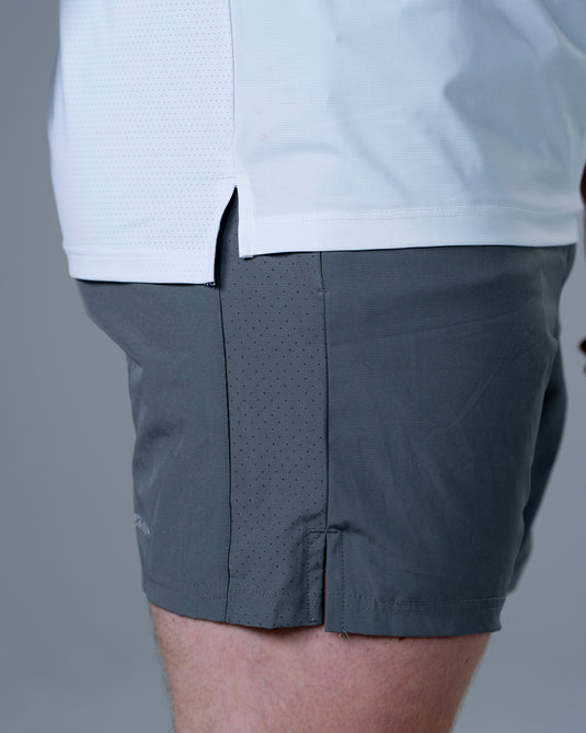 Men Muscle fit Performance 3 Shorts Grey