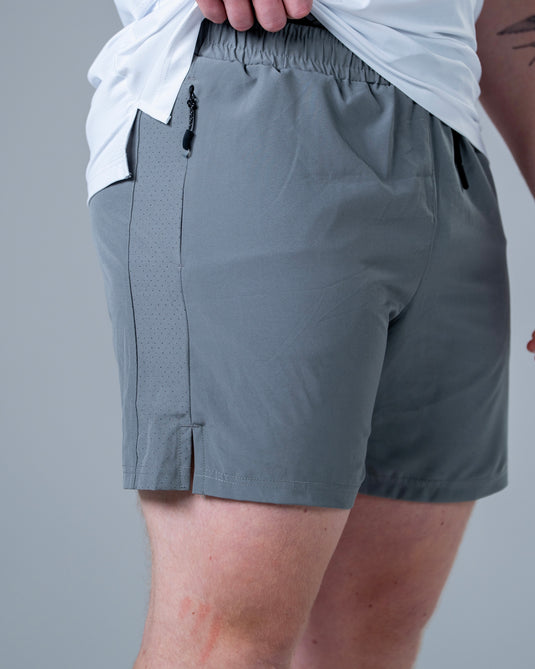 Men Muscle fit Performance 3 Shorts Grey