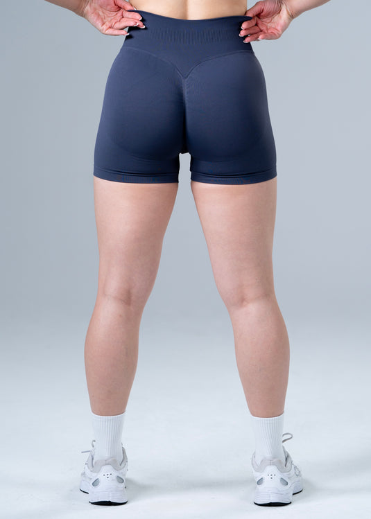 Women Scrunch Butt Lift Shorts Grey