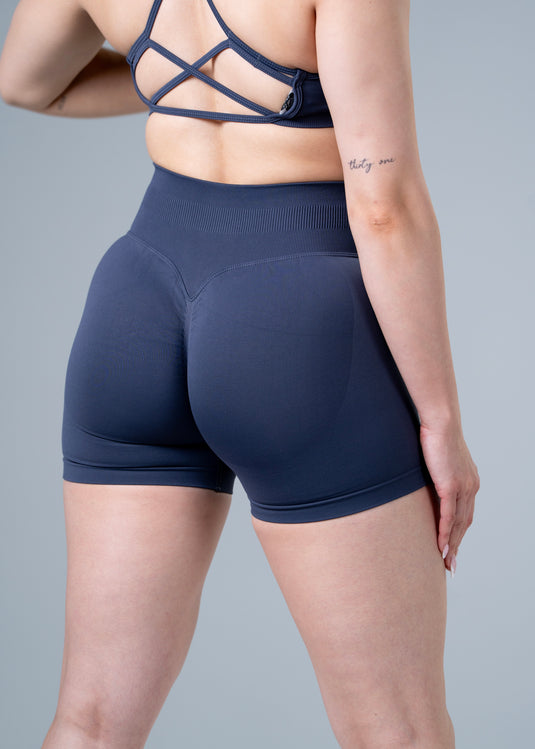 Women Scrunch Butt Lift Shorts Grey