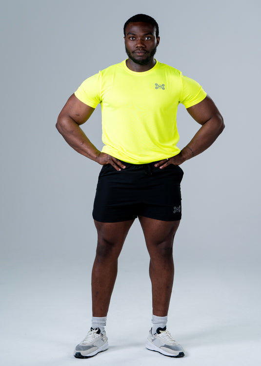 Men Running Performance Shorts Black