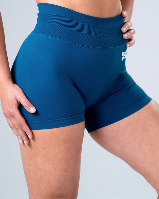 Women Scrunch Butt Lift Shorts Navy