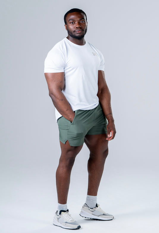 Men Breathable Performance T-shirt White