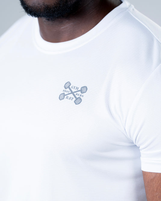 Men Breathable Performance T-shirt White