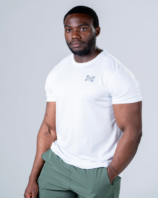 Men Breathable Performance T-shirt White