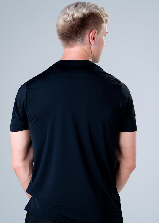 Men Dry Fit Running T-shirt Black