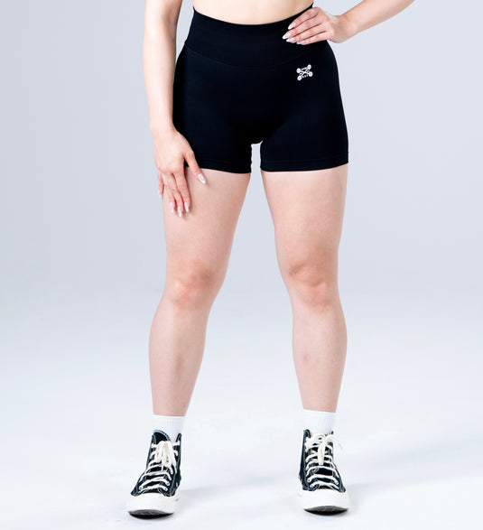 Women Scrunch Butt Lift Shorts Black