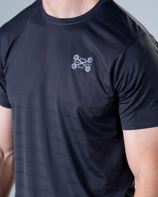 Men Dry Fit Running T-shirt Grey