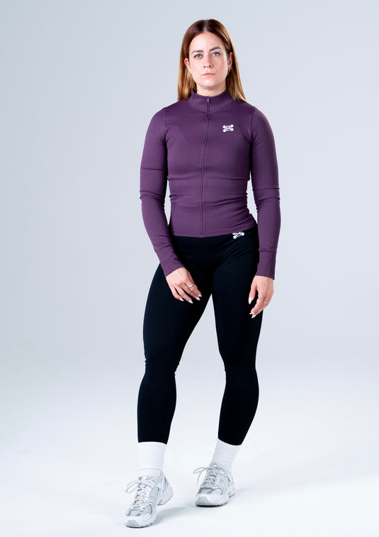 Women Perfomance Seamless Jacket Purple