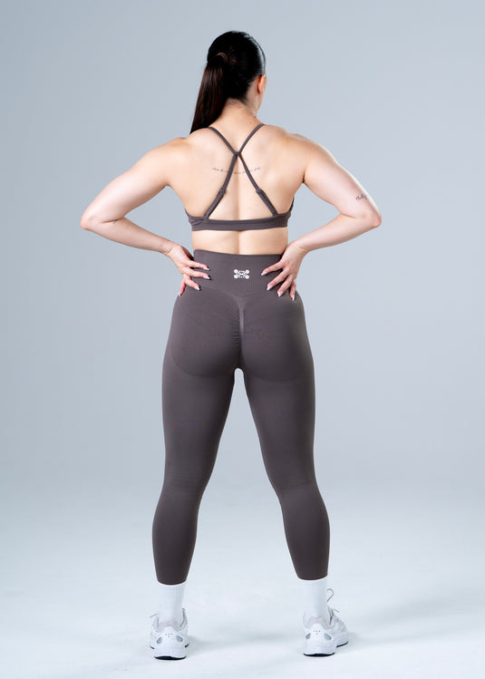 Women Seamless Adjustable Bra Khaki