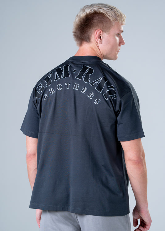 Men Oversized Cotton T-Shirt Carbon Gray