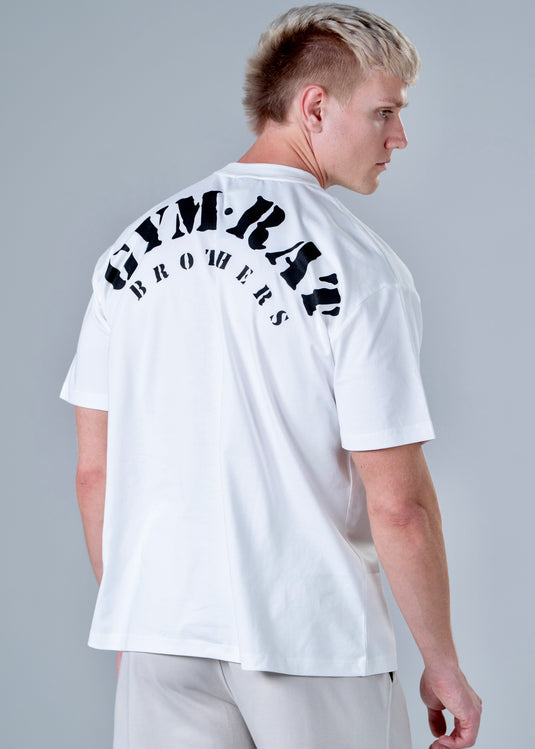 Men Oversized Cotton T-Shirt White