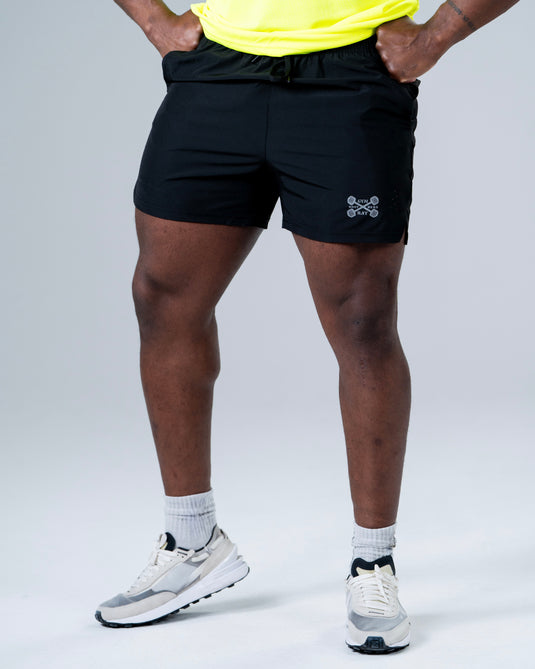 Men Running Performance Shorts Black